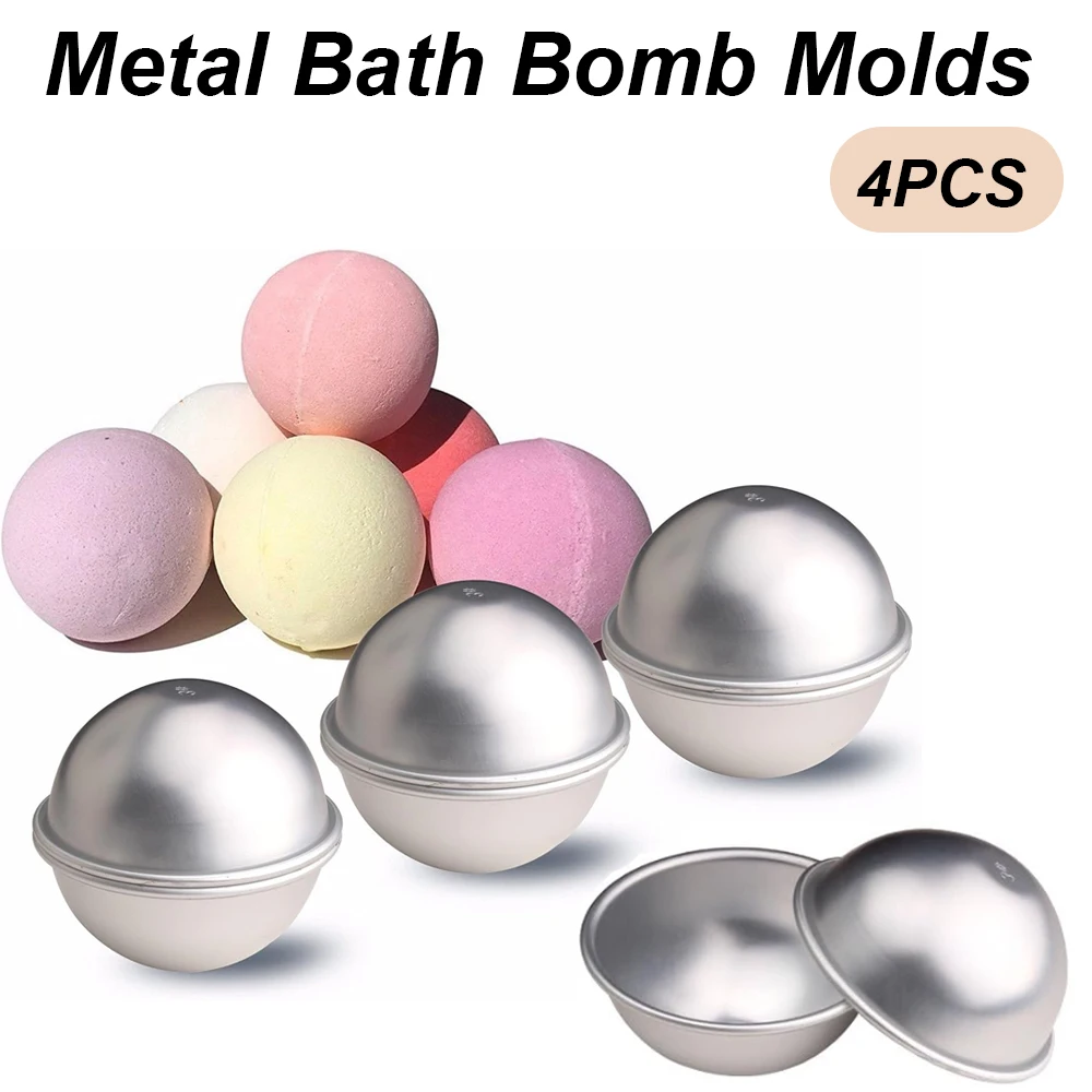 Soap Making Kit For Beginners - 4PCS/Set Semicircle Sphere Bath Ball Molds