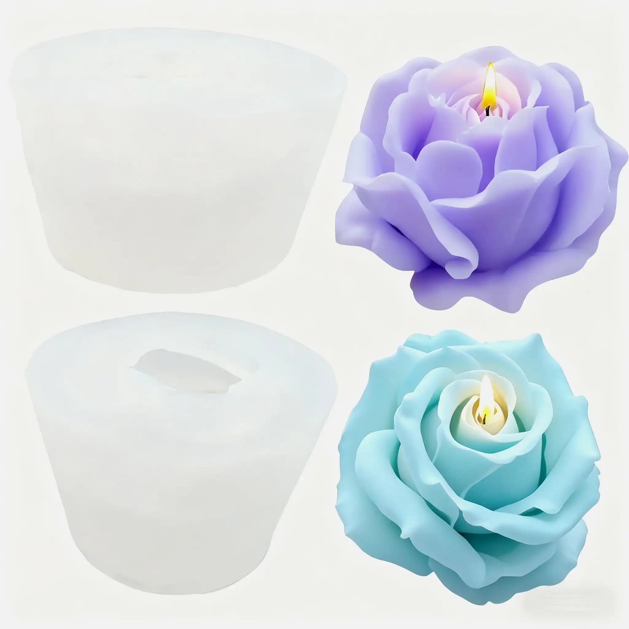2-Piece Romantic 3D Rose Silic - Soap Making Instructions review and price