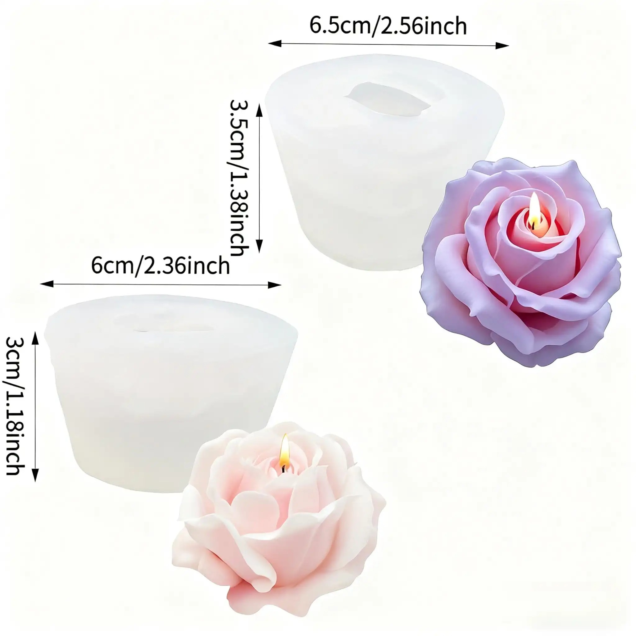 2-Piece Romantic 3D Rose Silic - Soap Making Instructions review and price