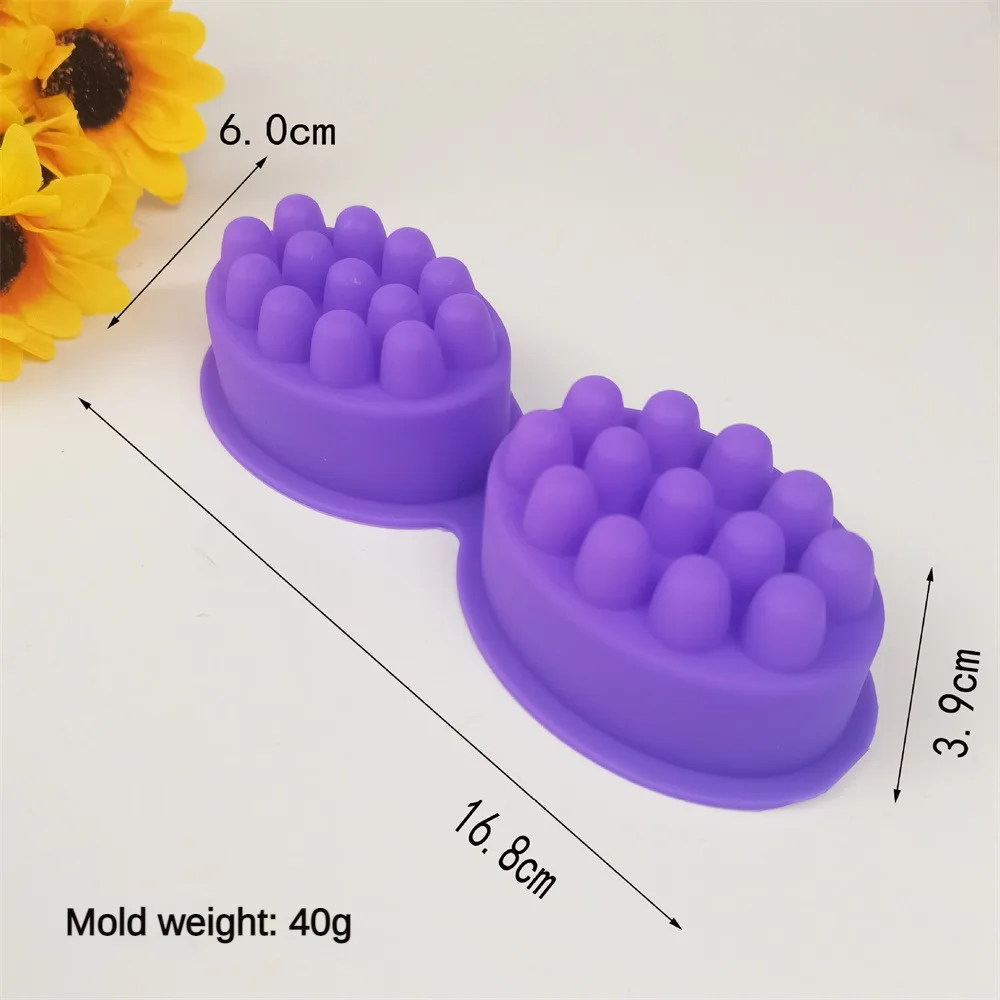 2 Hole Silicone Soap Mold Oval - Soap Making Kit For Beginners review and price