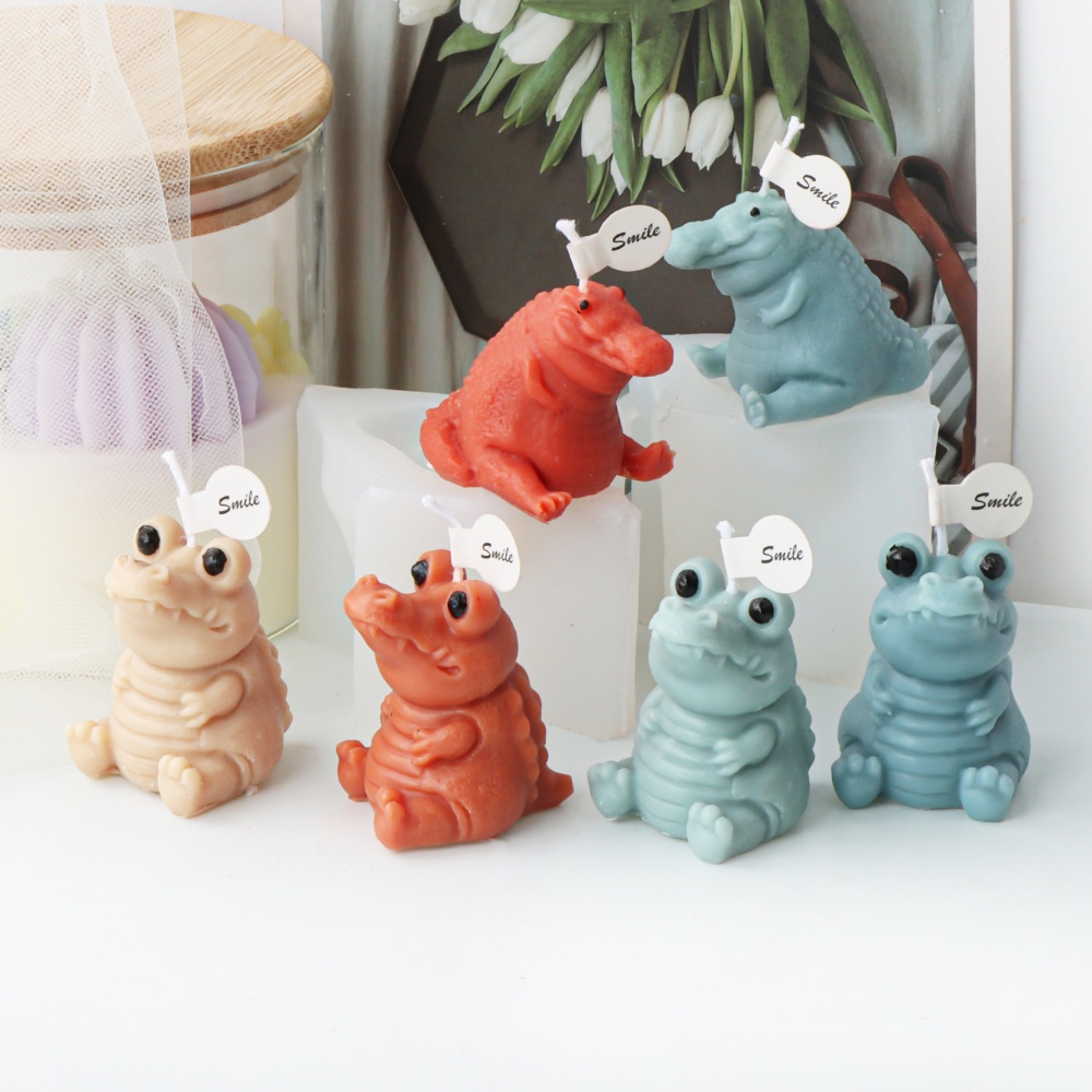 3D Cute Crocodile Candle Silic - Soap Making Instructions review and price