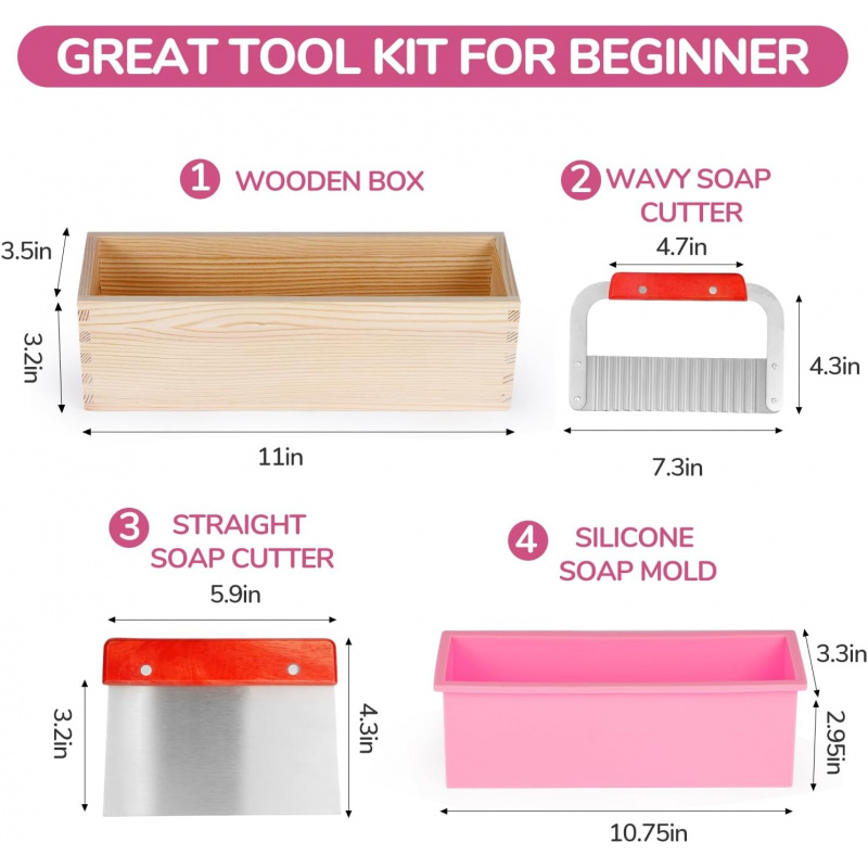 1 Pieces42Ounce soap mold with - Soap Making Diy Kit review and price