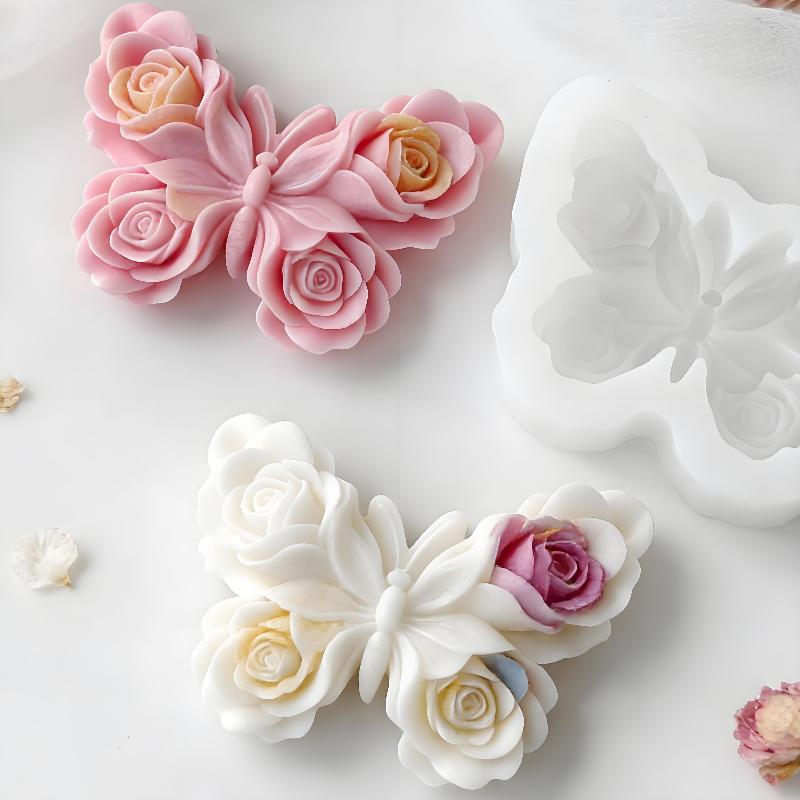DIY Rose Butterfly Form Silico - Soap Making Instructions review and price