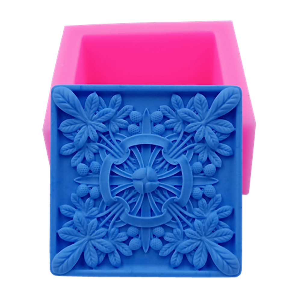 Square Design Soap Molds Flowe - Soap Making Instructions review and price