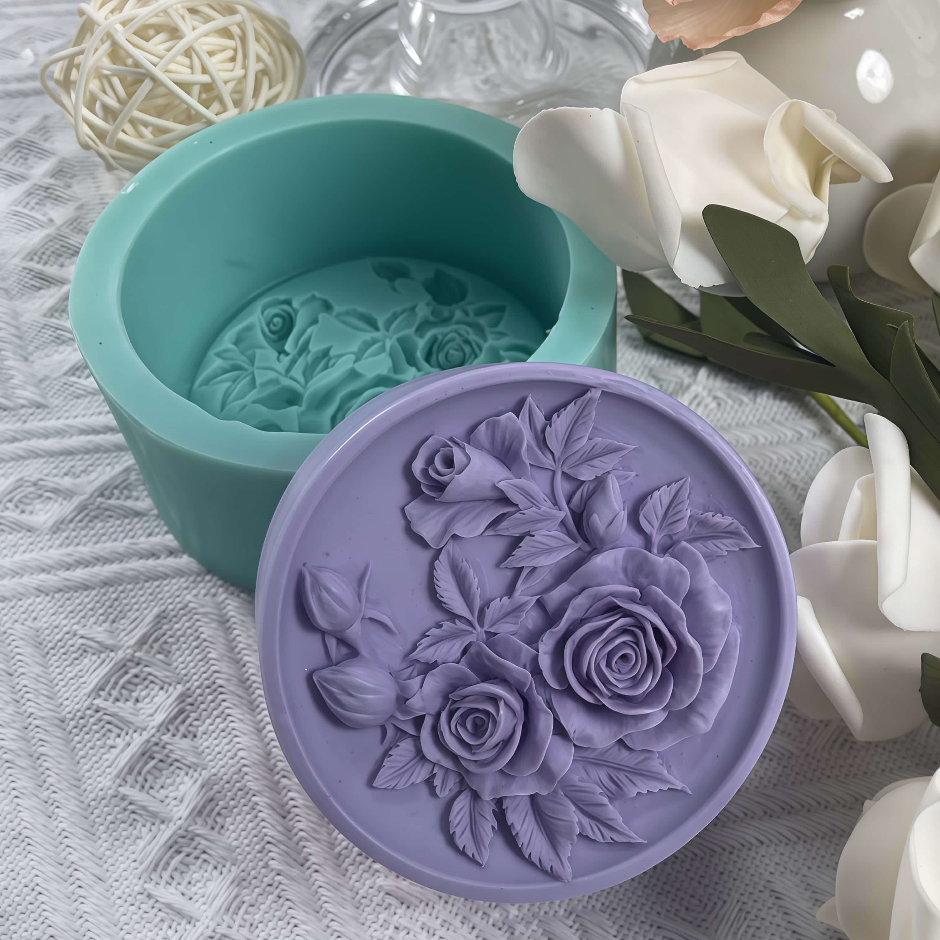 3D Rose Handmade Silicone Soap - Soap Making Instructions review and price